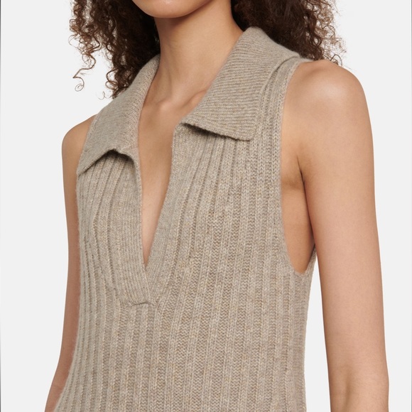 Giselle Tan Cashmere Dress M RARE - Picture 5 of 11